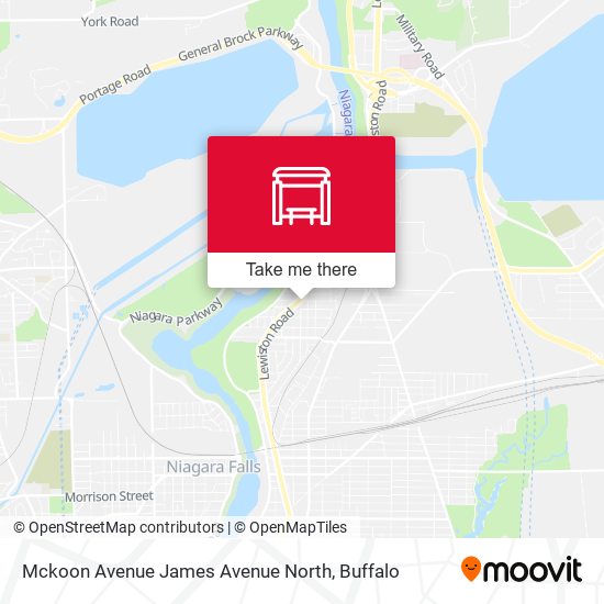 Mapa de Mckoon Avenue James Avenue North