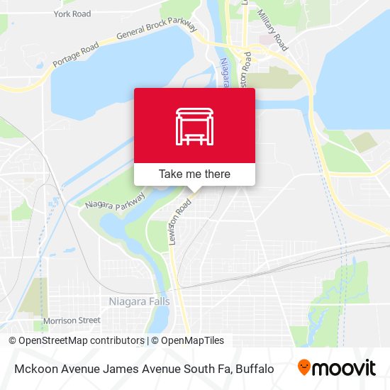 Mckoon Avenue James Avenue South Fa map