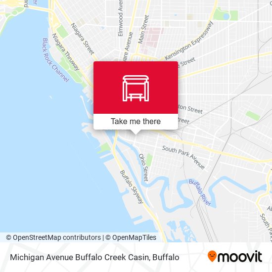 Michigan Avenue Buffalo Creek Casin map