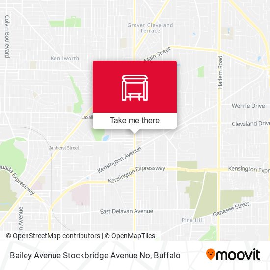 Mapa de Bailey Avenue Stockbridge Avenue No