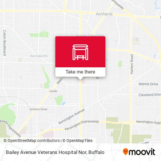 Bailey Avenue Veterans Hospital Nor map