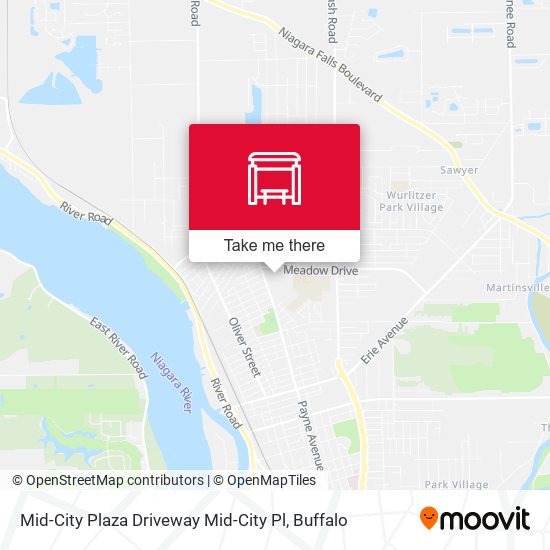 Mapa de Mid-City Plaza Driveway Mid-City Pl