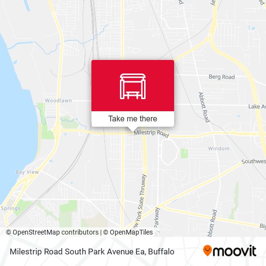 Milestrip Road South Park Avenue Ea map