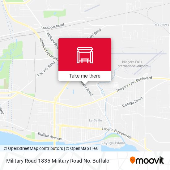 Mapa de Military Road 1835 Military Road No