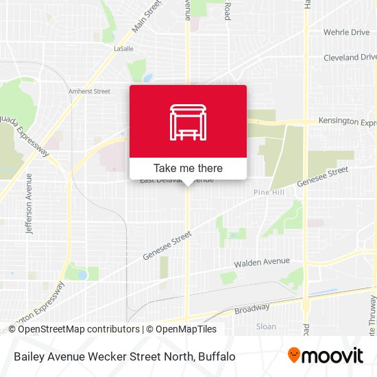 Mapa de Bailey Avenue Wecker Street North