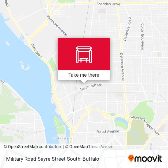 Mapa de Military Road Sayre Street South