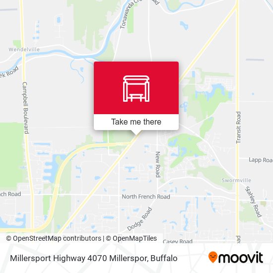Mapa de Millersport Highway 4070 Millerspor
