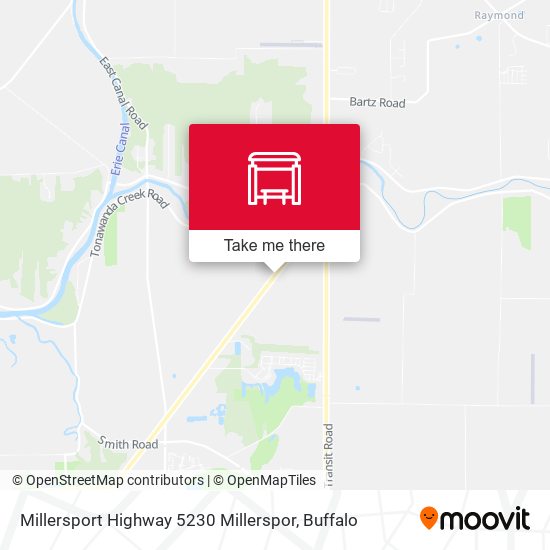 Millersport Highway 5230 Millerspor map