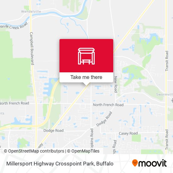 Millersport Highway Crosspoint Park map