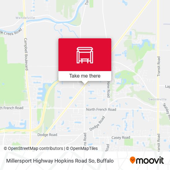 Mapa de Millersport Highway Hopkins Road So