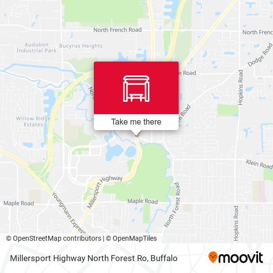 Mapa de Millersport Highway North Forest Ro