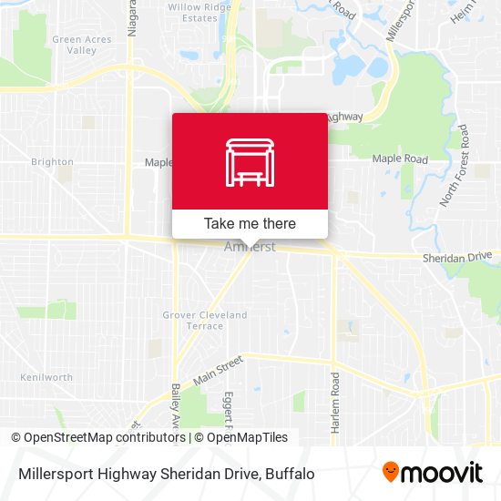 Millersport Highway Sheridan Drive map