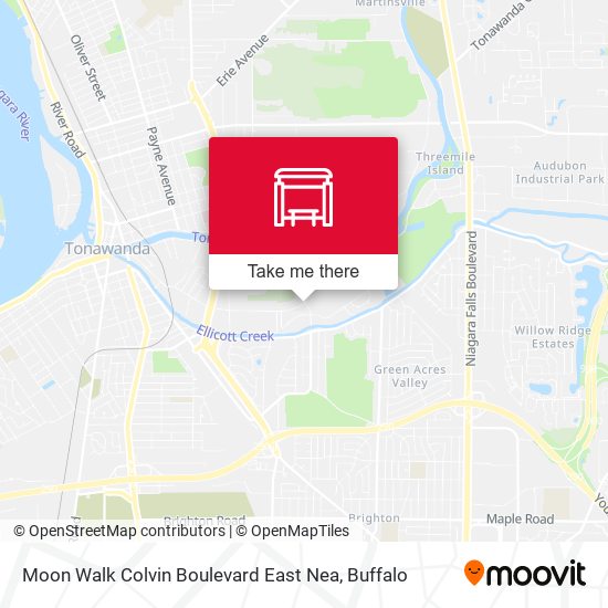 Moon Walk Colvin Boulevard East Nea map