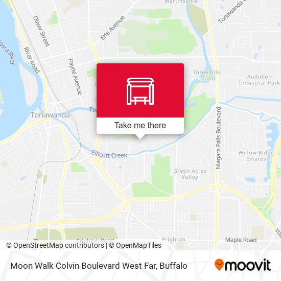 Moon Walk Colvin Boulevard West Far map