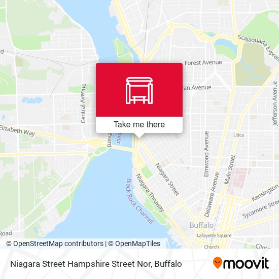 Niagara Street Hampshire Street Nor map