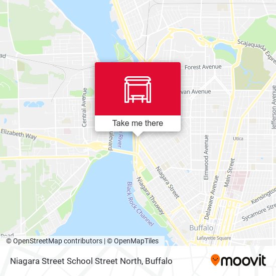 Mapa de Niagara Street School Street North
