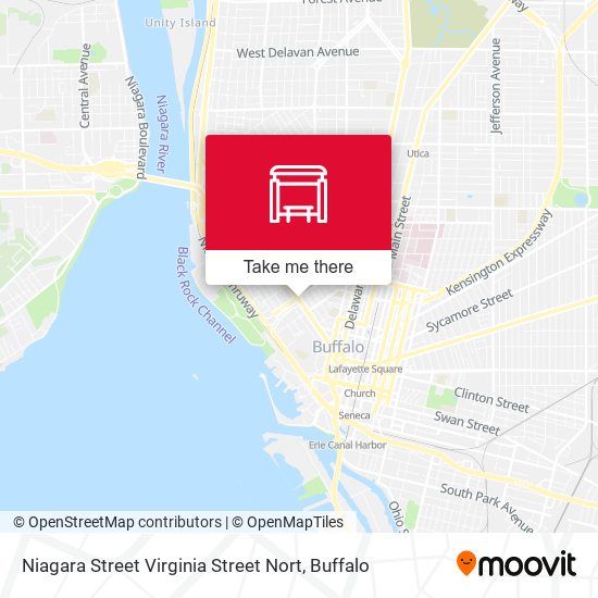 Niagara Street Virginia Street Nort map
