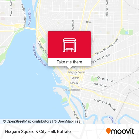 Niagara Square & City Hall map
