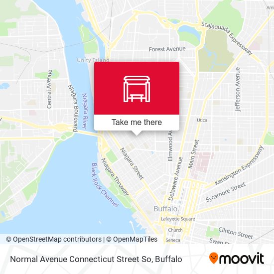 Mapa de Normal Avenue Connecticut Street So