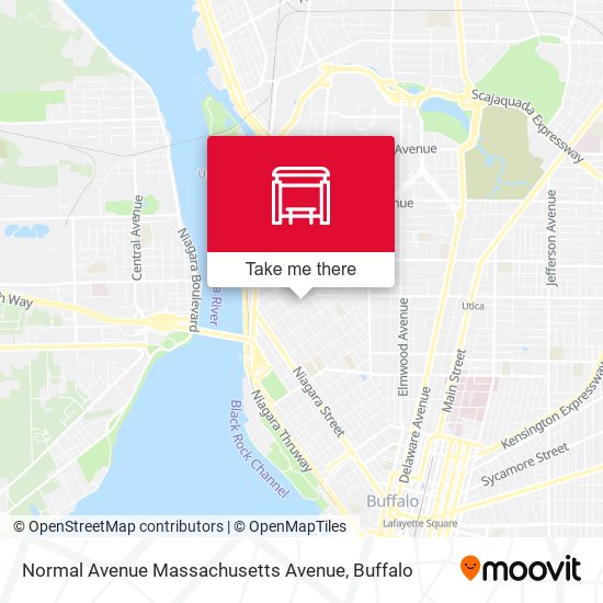 Normal Avenue Massachusetts Avenue map