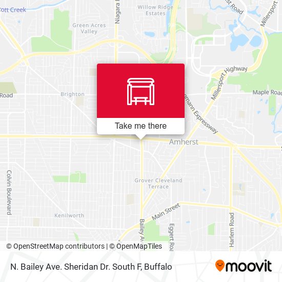 Mapa de N. Bailey Ave. Sheridan Dr. South F
