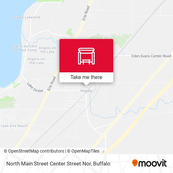 North Main Street Center Street Nor map
