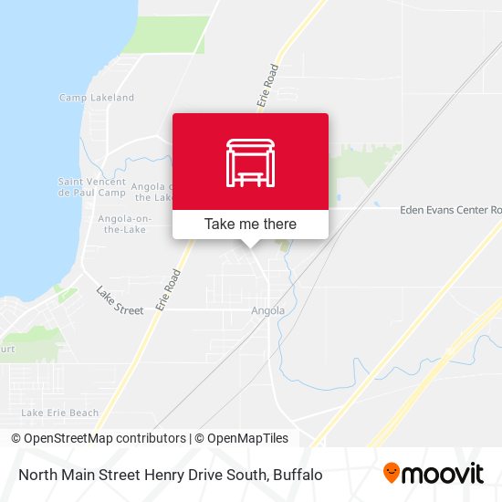 Mapa de North Main Street Henry Drive South