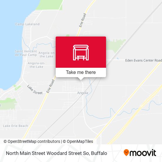 Mapa de North Main Street Woodard Street So