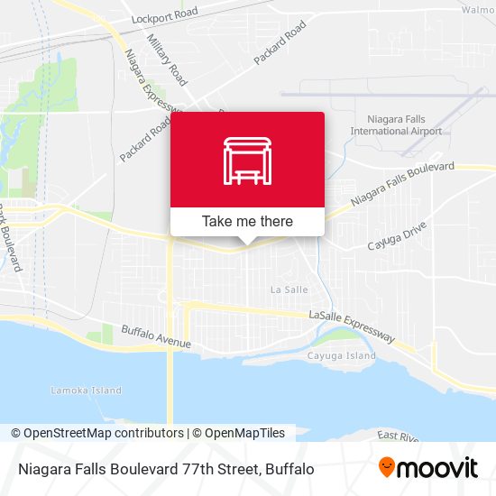 Mapa de Niagara Falls Boulevard 77th Street
