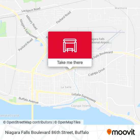 Mapa de Niagara Falls Boulevard 86th Street