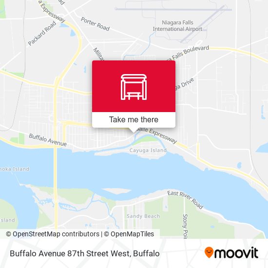 Mapa de Buffalo Avenue 87th Street West
