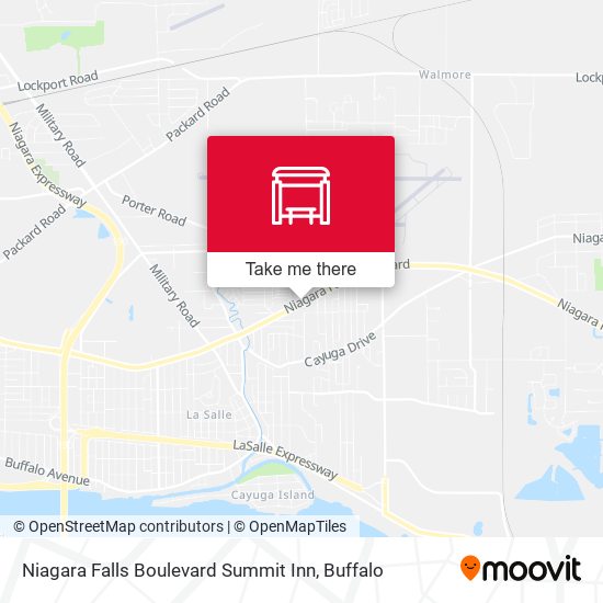 Niagara Falls Boulevard Summit Inn map