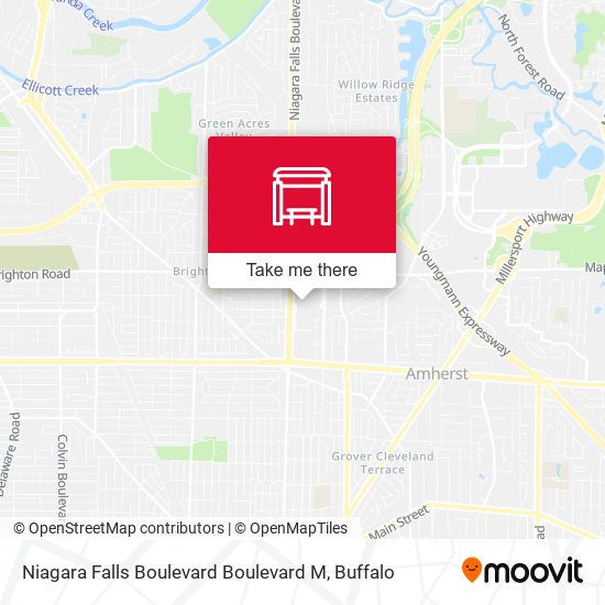 Niagara Falls Boulevard Boulevard M map