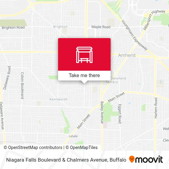 Niagara Falls Boulevard & Chalmers Avenue map