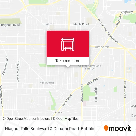 Niagara Falls Boulevard & Decatur Road map