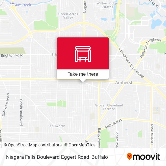 Niagara Falls Boulevard Eggert Road map