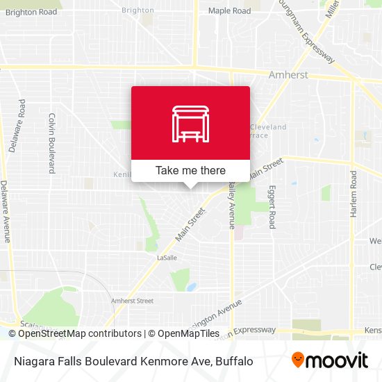 Niagara Falls Boulevard Kenmore Ave map
