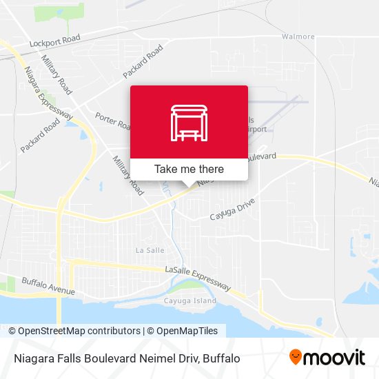 Niagara Falls Boulevard Neimel Driv map