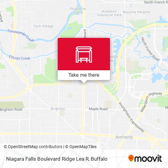 Mapa de Niagara Falls Boulevard Ridge Lea R