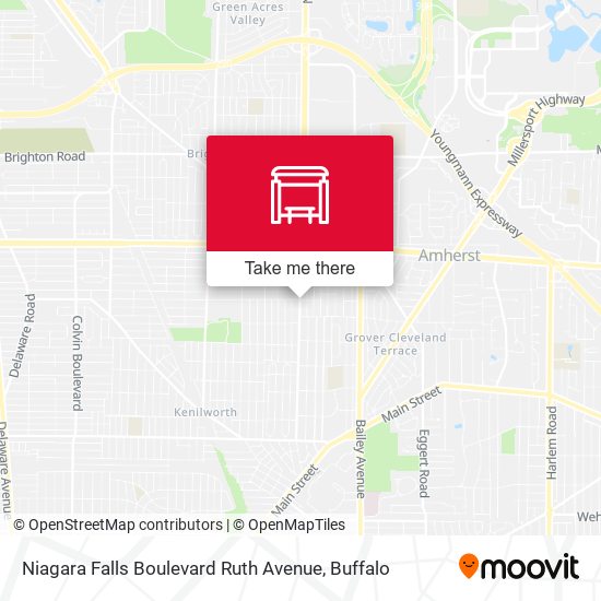 Niagara Falls Boulevard Ruth Avenue map