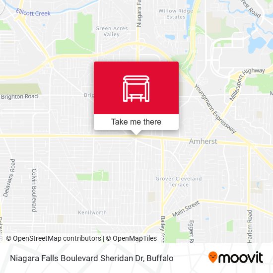Mapa de Niagara Falls Boulevard Sheridan Dr