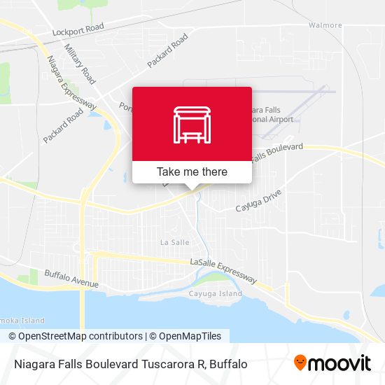 Niagara Falls Boulevard Tuscarora R map