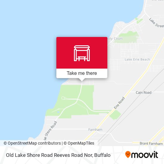 Old Lake Shore Road Reeves Road Nor map