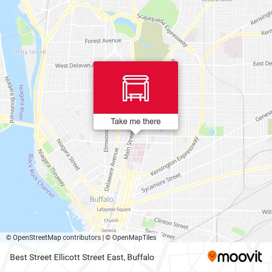 Best Street Ellicott Street East map