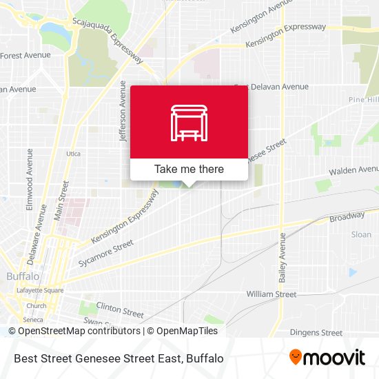 Mapa de Best Street Genesee Street East