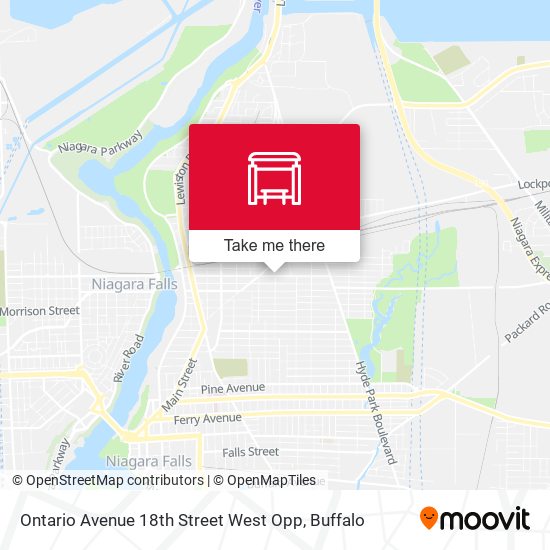 Ontario Avenue 18th Street West Opp map