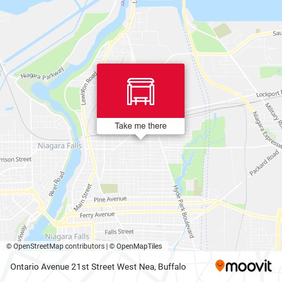 Ontario Avenue 21st Street West Nea map