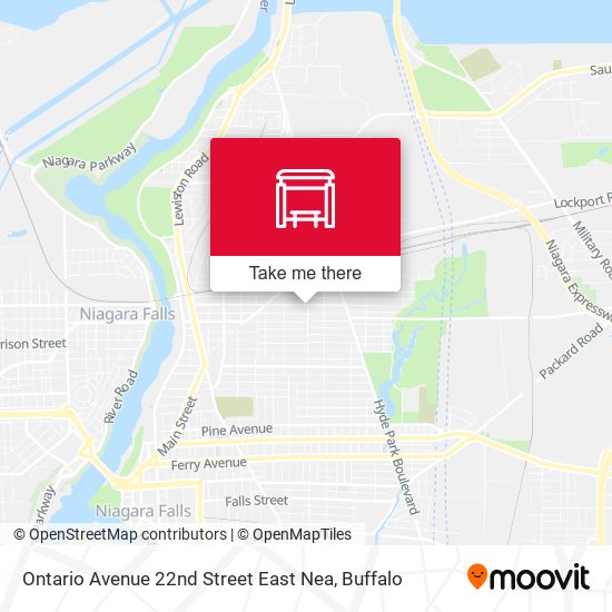 Ontario Avenue 22nd Street East Nea map