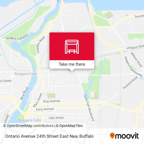 Ontario Avenue 24th Street East Nea map