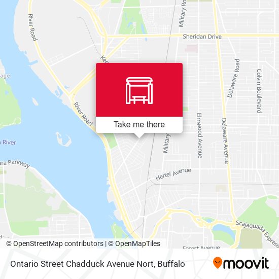 Ontario Street Chadduck Avenue Nort map